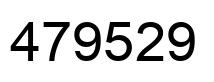 Número 479529 imagen negro