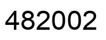 Número 482002 imagen negro