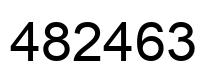 Número 482463 imagen negro