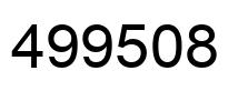 Number 499508 black image