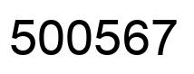 Número 500567 imagen negro