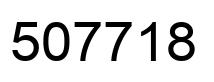 Number 507718 black image