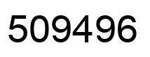 Número 509496 imagen negro