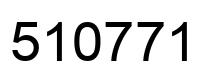Número 510771 imagen negro