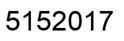 Número 5152017 imagen negro