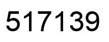 Number 517139 black image