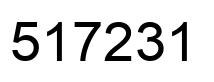 Número 517231 imagen negro
