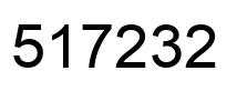 Número 517232 imagen negro