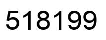Number 518199 black image