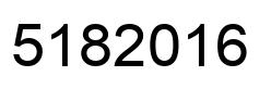 Number 5182016 black image