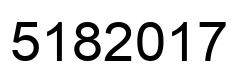 Number 5182017 black image