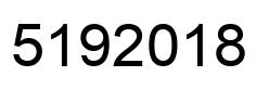 Number 5192018 black image