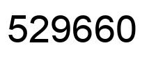 Number 529660 black image