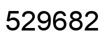 Número 529682 imagen negro