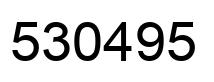Número 530495 imagen negro