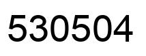 Número 530504 imagen negro