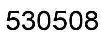Número 530508 imagen negro