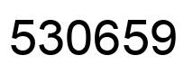 Number 530659 black image