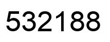 Number 532188 black image