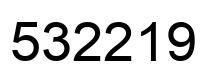 Número 532219 imagen negro