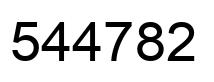 Número 544782 imagen negro
