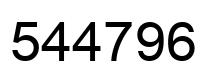Número 544796 imagen negro