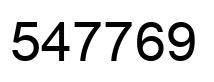 Número 547769 imagen negro