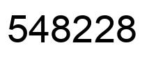 Número 548228 imagen negro