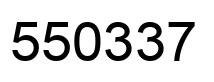 Número 550337 imagen negro