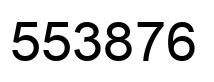 Number 553876 black image