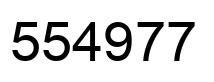Número 554977 imagen negro