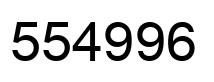 Número 554996 imagen negro