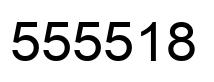 Número 555518 imagen negro