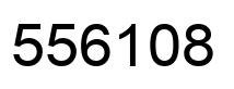 Number 556108 black image