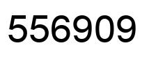 Number 556909 black image