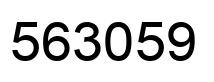 Número 563059 imagen negro
