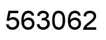 Número 563062 imagen negro