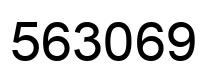 Número 563069 imagen negro