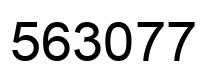 Número 563077 imagen negro