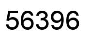 Number 56396 black image
