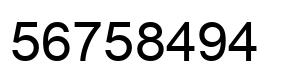 Number 56758494 black image