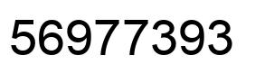 Number 56977393 black image