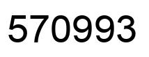 Número 570993 imagen negro