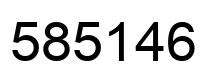 Número 585146 imagen negro