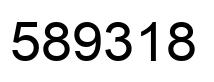 Number 589318 black image