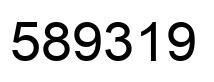 Number 589319 black image