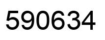 Número 590634 imagen negro