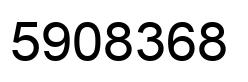 Number 5908368 black image