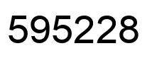Número 595228 imagen negro
