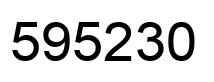 Número 595230 imagen negro